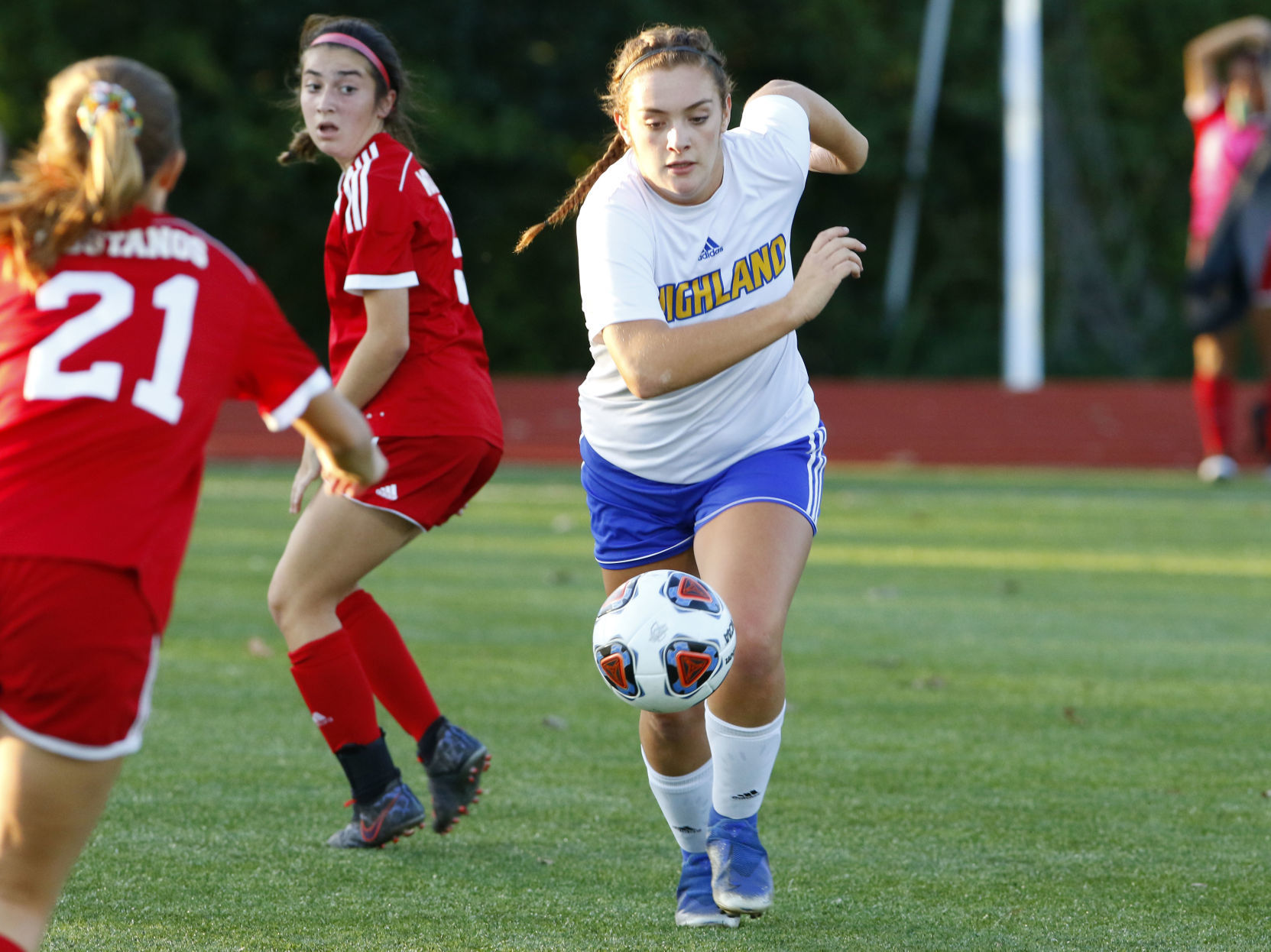 Gallery: 3A girls soccer sectional: Munster vs. Highland